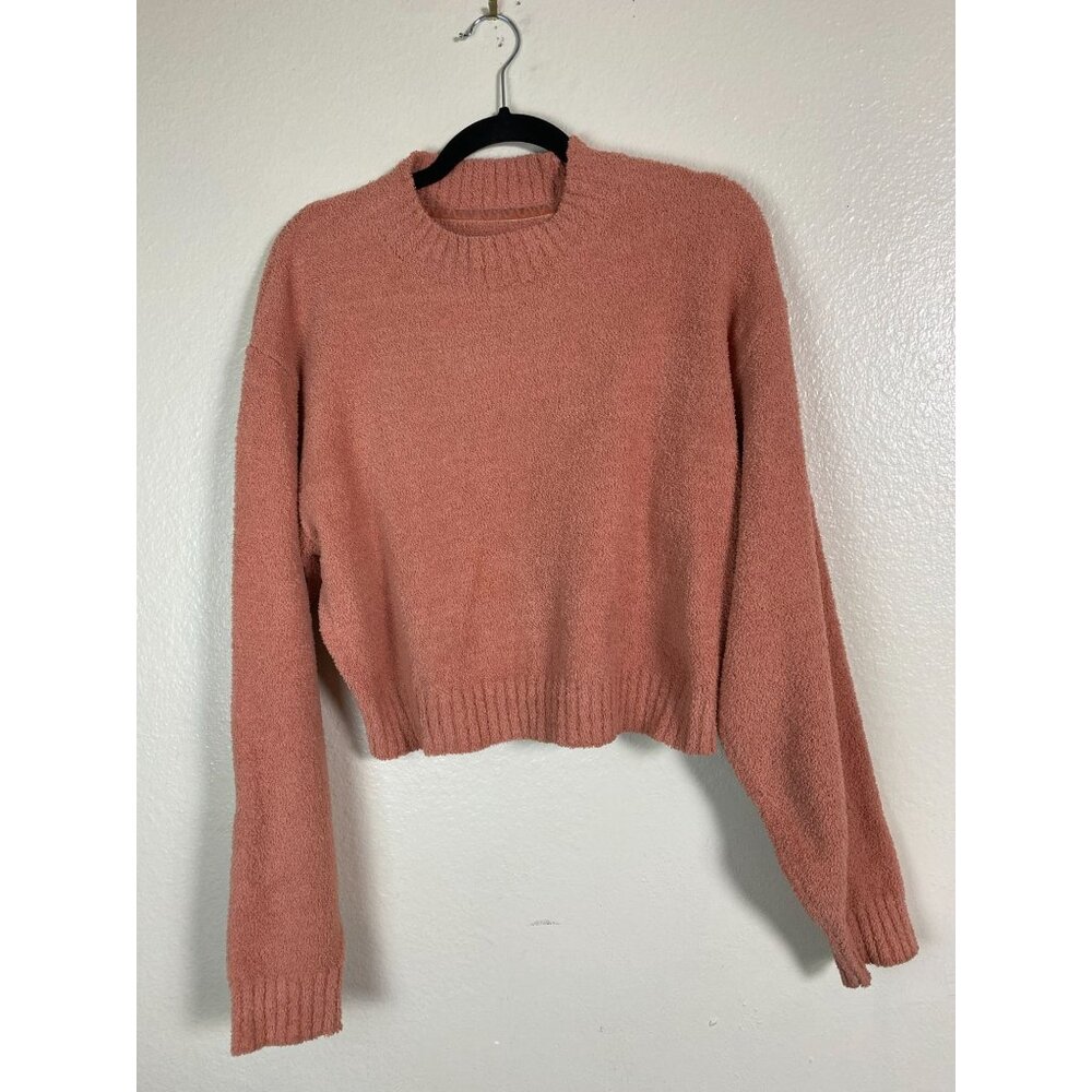 UGG Womens  Cozy Teddy Sweater Size XL‎ Cozy Warm Orange Fall Winter Pumpkin